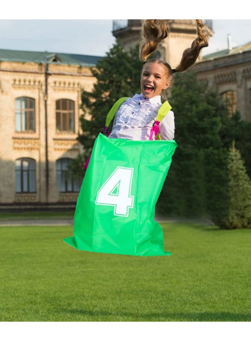 4PCS Kids Kangaroo Jumping Bags Set for Outdoor Potato Sack Race Games Durable Oxford Cloth Balance Training Toys with Shoulder Straps Fun Carnival Birthday Party Supplies for Children  - Image 4
