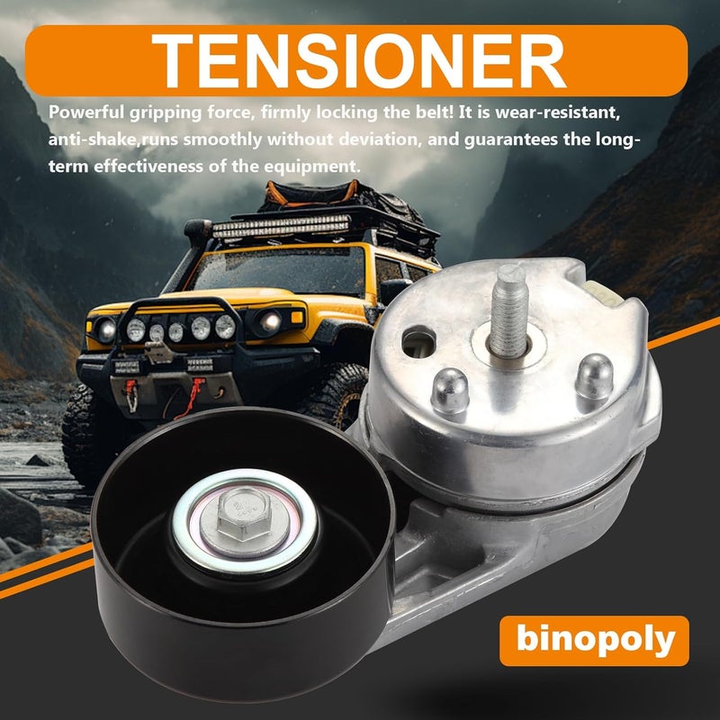 binopoly 38279 Drive Belt Tensioner Assembly With Pulley for 2000-2009 Five Hundred/Fusion/Escape - Image 2