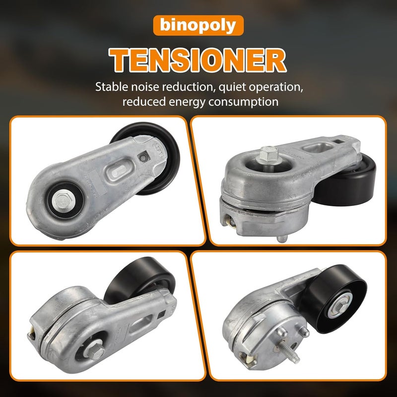 binopoly 38279 Drive Belt Tensioner Assembly With Pulley for 2000-2009 Five Hundred/Fusion/Escape - Image 5