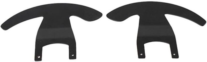 Aluminum Alloy Shift Paddle Shifter Trim Concave Steering Wheel Upgrade, Black Modified Paddles, 2 Pack - Image 1
