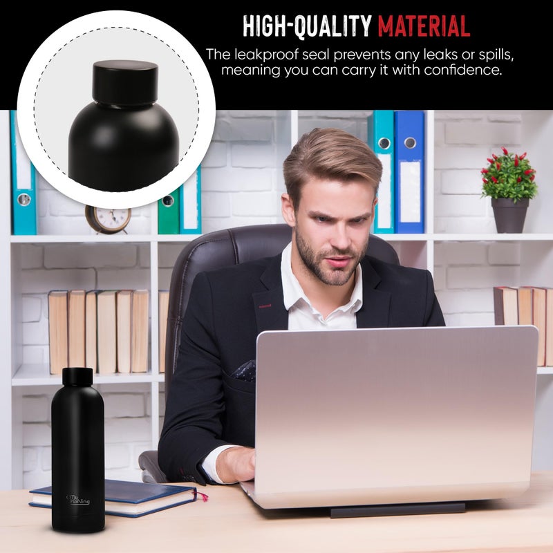 OTTO KONING Water Bottle 500ml Insulated Stainless Steel Flask - Image 4