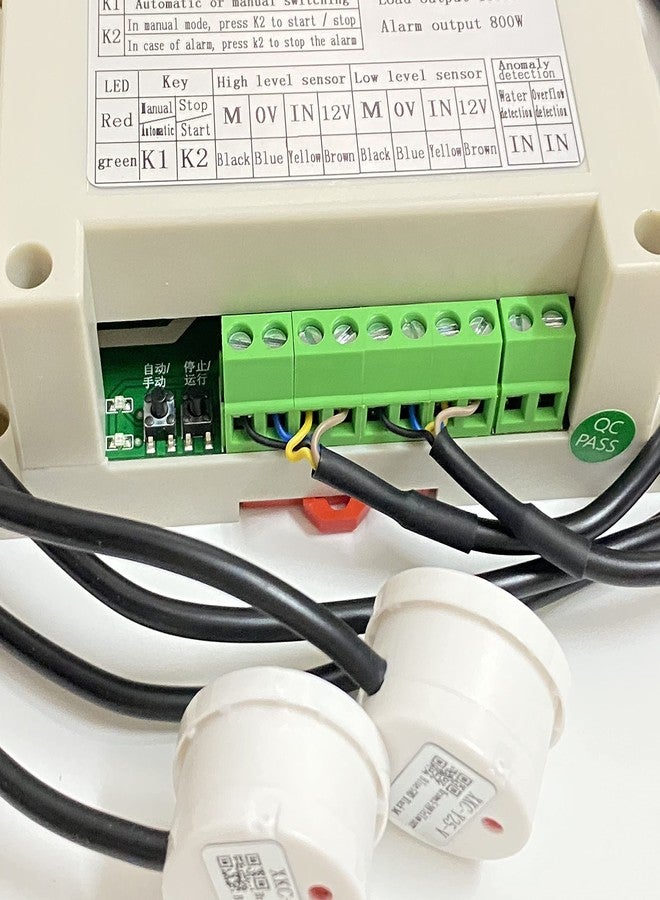 Taidacent Automatic Water Level Controller - Two Non Contact Water Level Sensors, 1 Meter Cable, Fills or Empties Tanks - Image 3