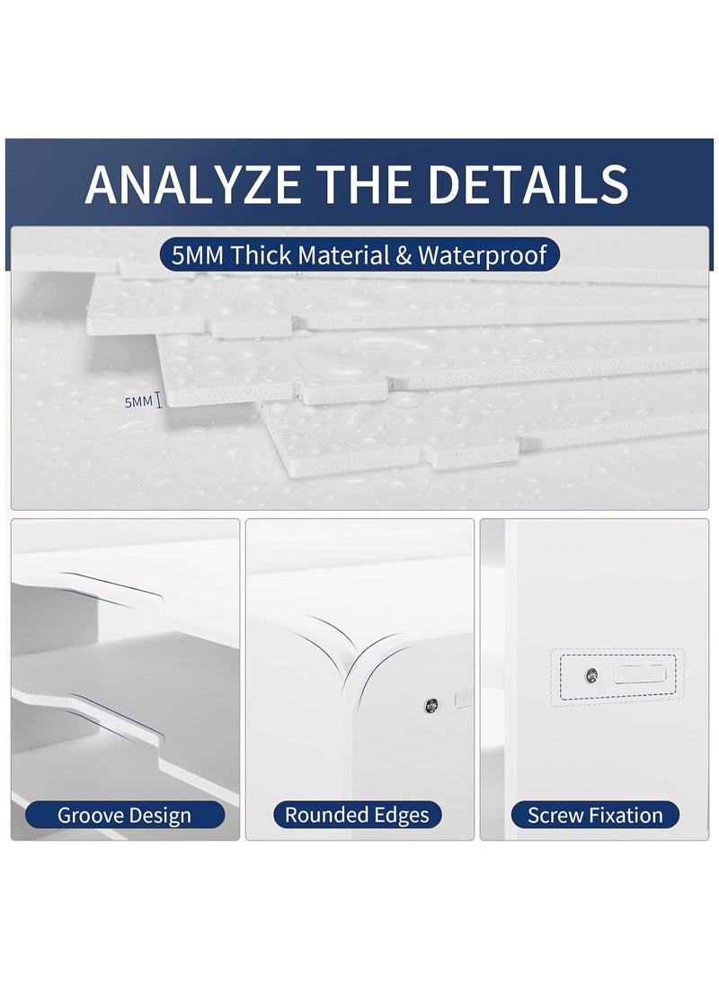 TPGP Letter Tray Paper Organizer - Desk Tidy Organizer File Document Holder A4 Paper Filing Trays for Home, Office, School (4 Tier) - Image 4