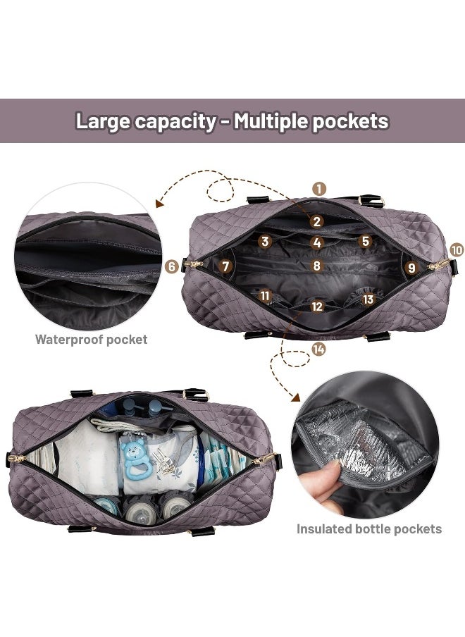 Lovevook LOVEVOOK Diaper Bag Tote 5Pcs Set, Baby Accessories, Diaper Changing Bags  - Image 4