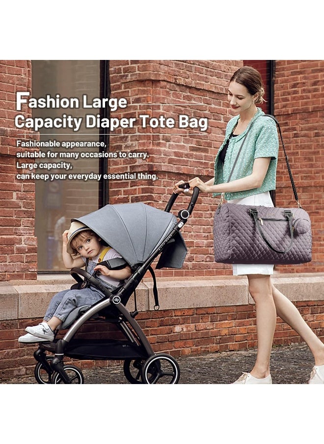 Lovevook LOVEVOOK Diaper Bag Tote 5Pcs Set, Baby Accessories, Diaper Changing Bags  - Image 2