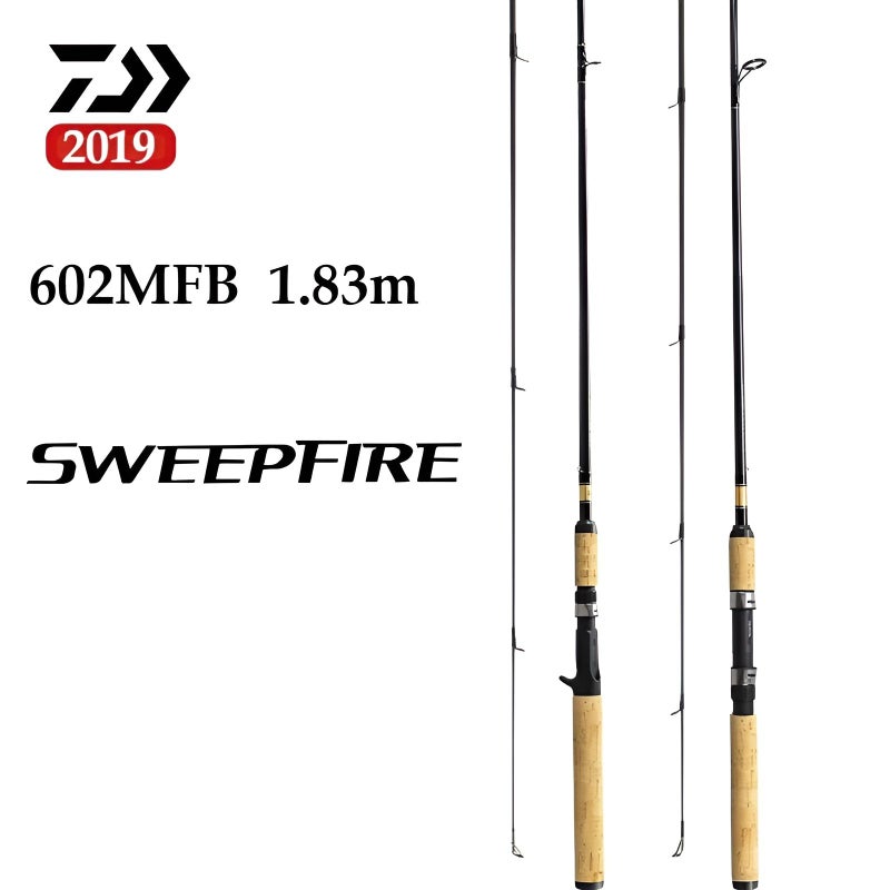 دايوا سنارة صيد 2019 Daiwa Sweepfire 602MFB 1.83m Fishing Rod - Image 1