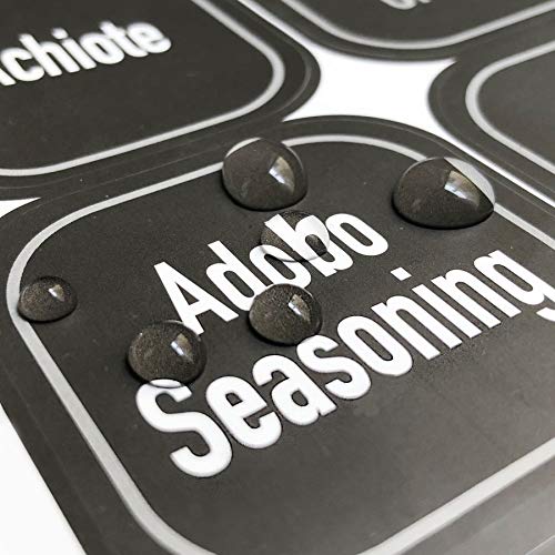 AllSpice 312 Preprinted Water Resistant Square Spice Jar Labels Set 2" - Image 5