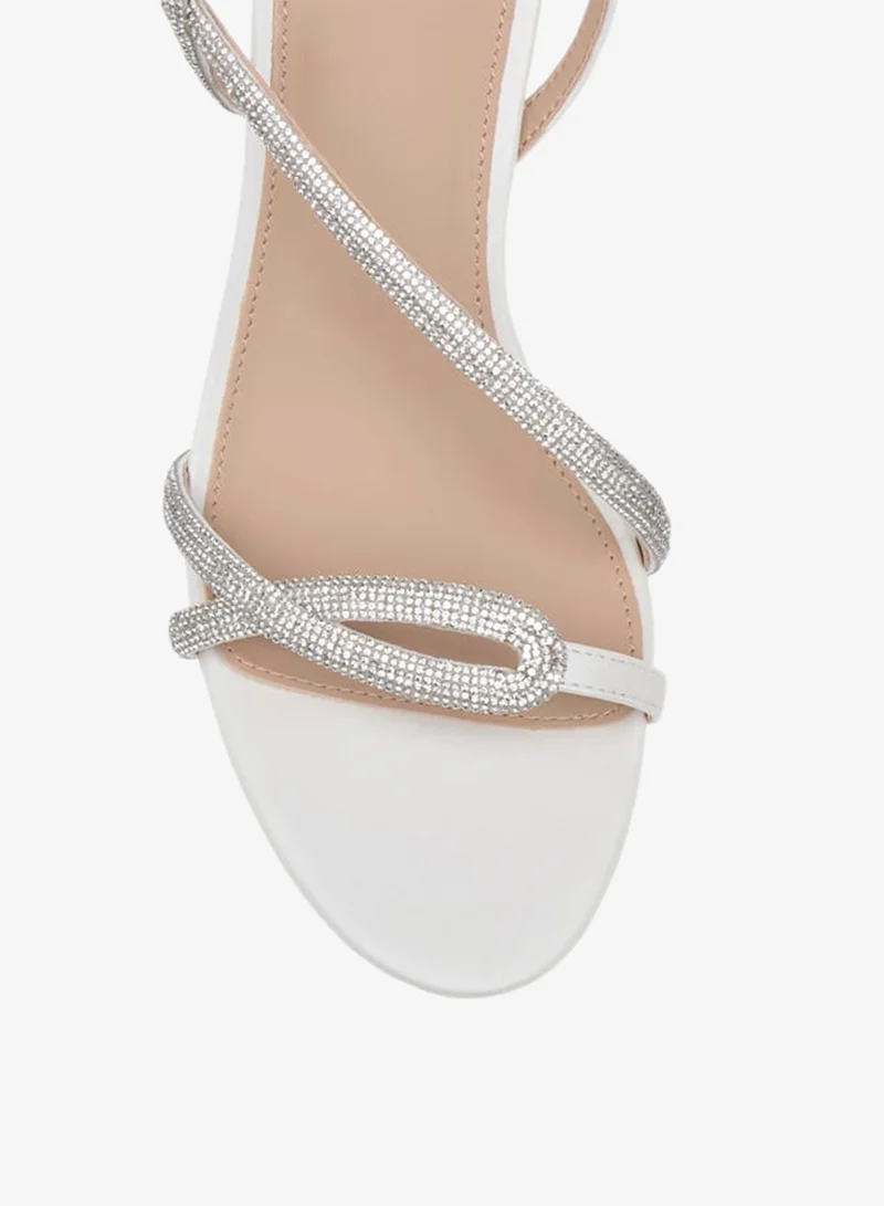 Flora Bella By Shoexpress Women Embellished Sandals with Stiletto Heels and Buckle Closure Ramadan Collection