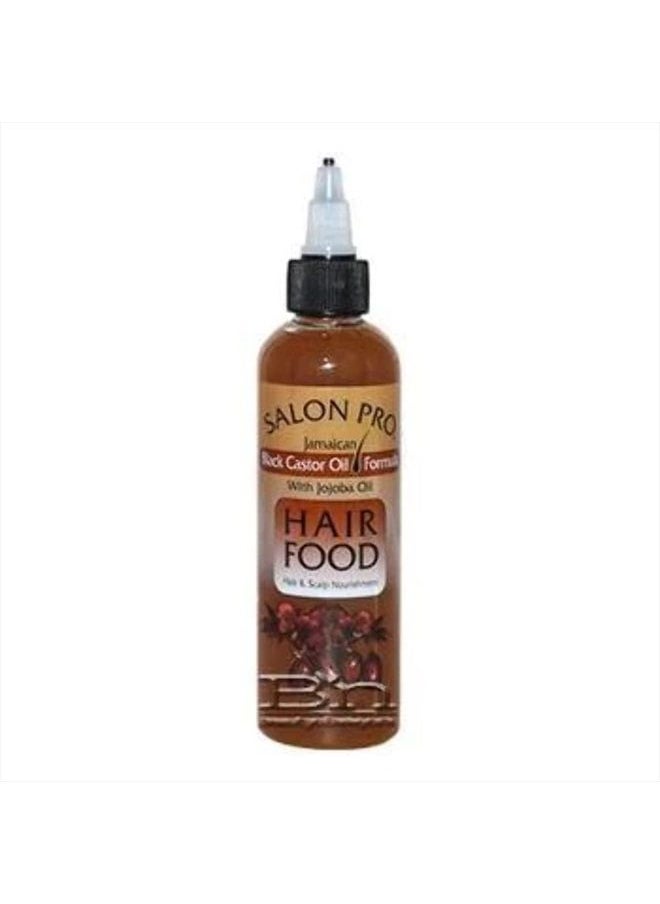 Salon Pro Hair Food Black Castor With Jojoba Oil 4oz, 4 Oz  - Image 3