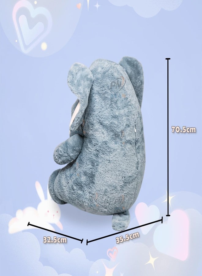 PN AVAN Soft Toys Elephant for Kids Baby Boys & Girls H70cm. L32cm. W35cm. (Elephant) - Image 4