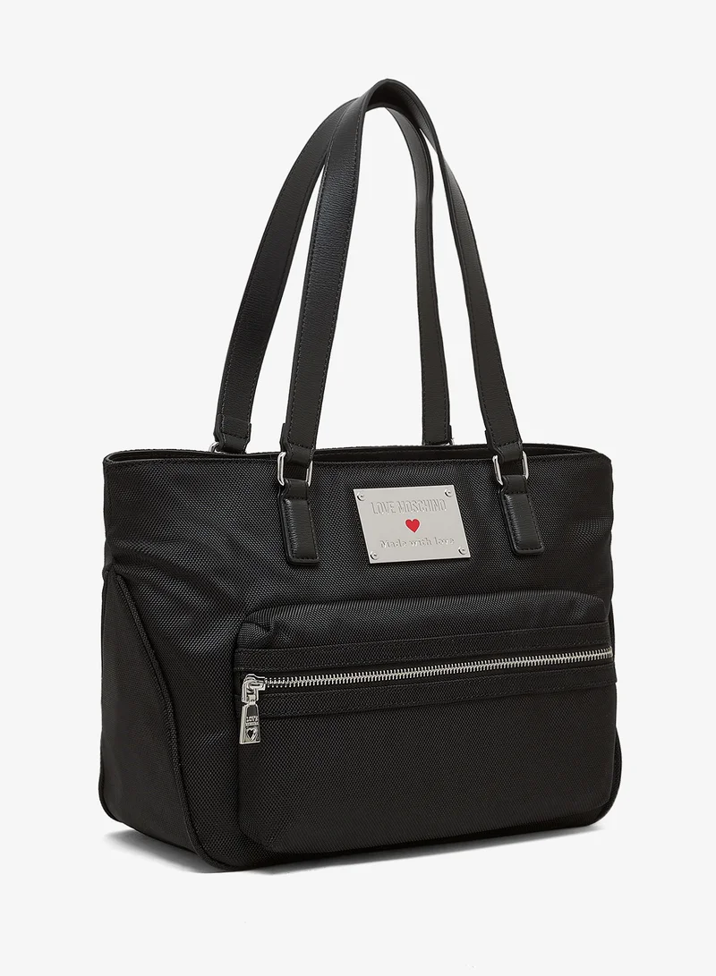 Love Moschino Top handle logo shopper