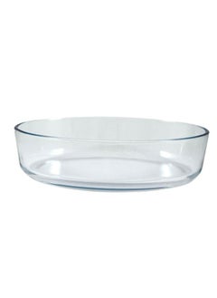 Homemaker Premium Turkish-Made Oval Glass Baking Dish – 1.6L Capacity, 26x18cm, 6cm Height – Clear, Oven-Safe & Elegant Design  - Image 3