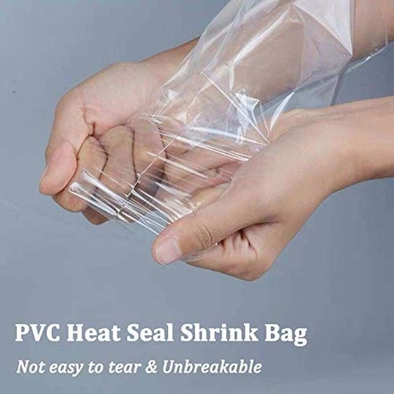 Morepack Shrinkable packaging bags shrink shrink shrink shrink shrink wrap clear plastic bags for books,bath bombs,gifts,crafts and shoes-20 * 30cm - pack of 50 - Image 4