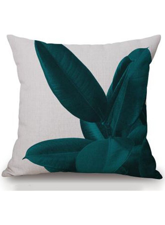 NIBEMINENT Decorative Sofa Pillow Cover White/Green