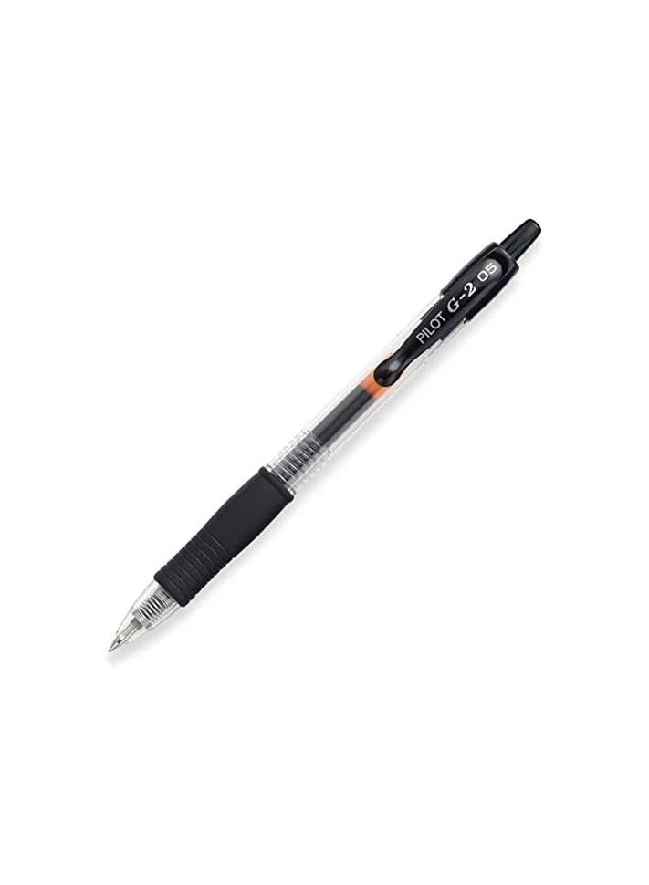 بايلوت أقلام بايلوت G2 قابلة للسحب قلم حبر جاف فائق النعومة 0.5 أسود وأزرق عبوة من 6 قطع - Image 3