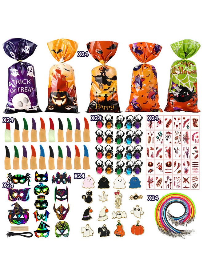 Loquat 2024 Cross Border  Kids Party Small Toy Decorations Set Pumpkin Candy Jar Ghost Festival Eggshell Gift-Color:XT-47 - Image 4