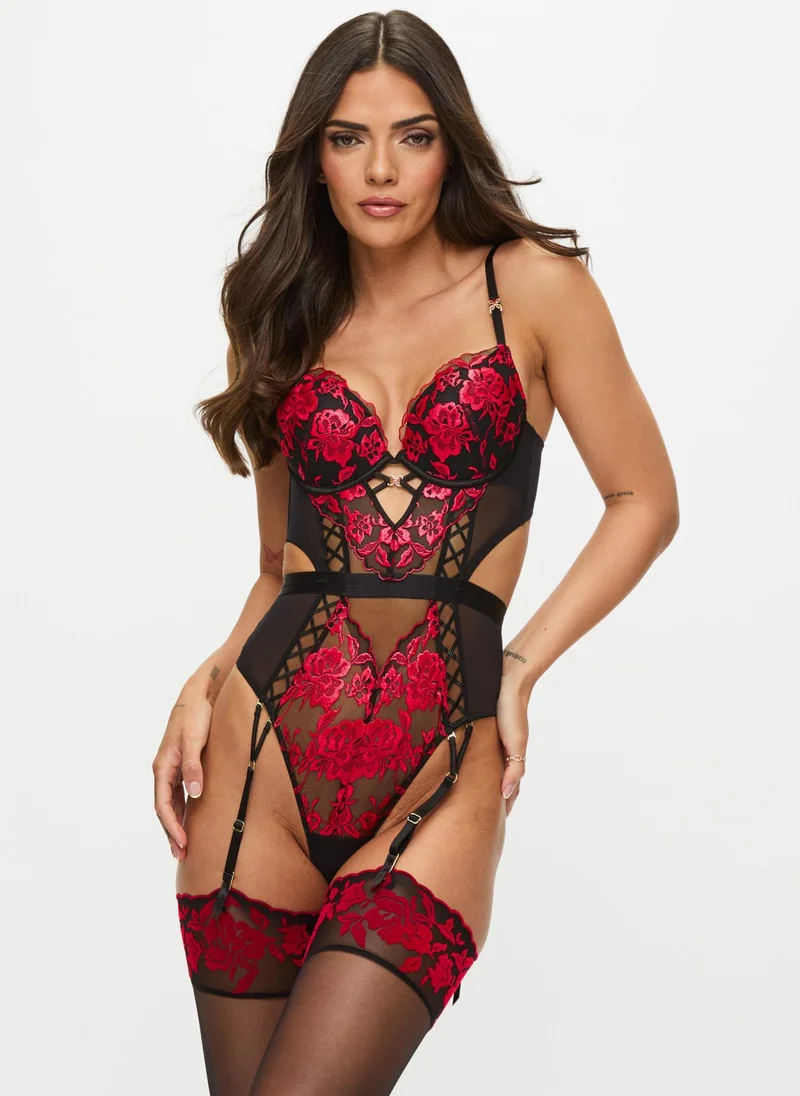 Ann Summers Endless Attraction Non Padded Body Black/Red