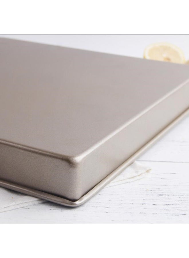 11 Inch Baking Tray Square Biscuit Flat Baking Tray Carbon Steel Cake Roll Non-stick Baking Tray Baking Mold 28cm * 28cm-Specifications:11 Inch/28cm * 28cm - Image 5
