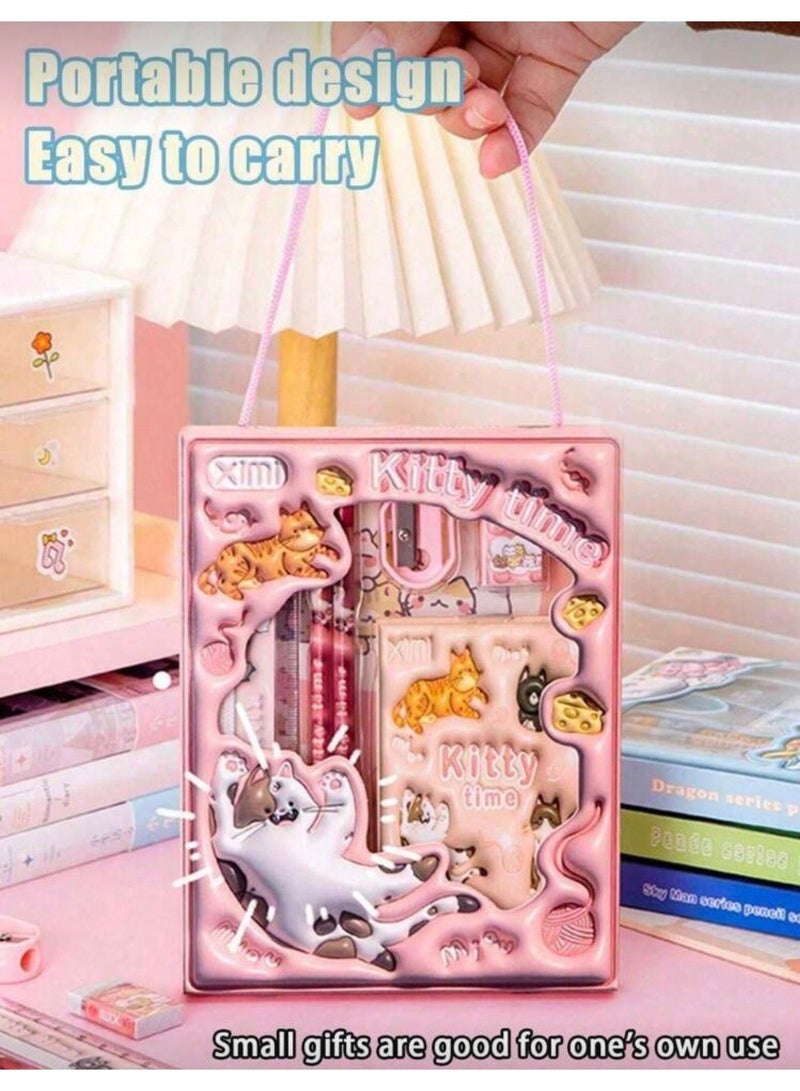Ximi Cartoon Stationery Set - Image 2