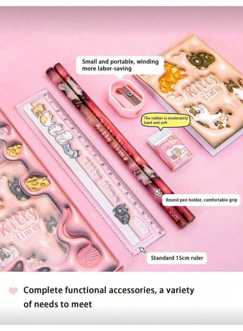 Ximi Cartoon Stationery Set - Image 3
