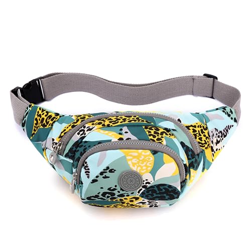 CRESSNOVA Waterproof Waist Bag for Man & Woman | Waterproof Travel Money Belt with RFID Security | Waist Bag for Woman | Waist Pouch Bag for Men | Stylish Bag for Gym, Cards & Cash (Urban Jungle) - Image 1