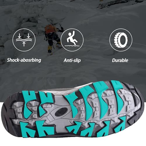 CC-Los Women's Lightweight Waterproof Winter Boots | Urban Hiker Snow Bootie | Black Size 9.5 - Image 4