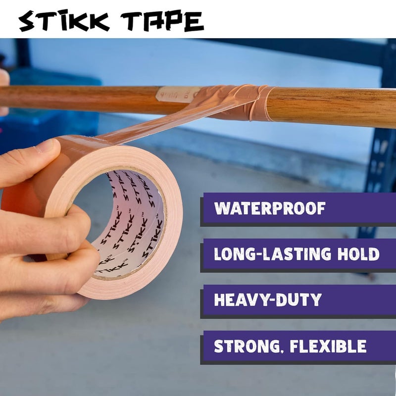 STIKK Purple Duct Tape, 3 inch x 25 Yards, Heavy Duty Waterproof Tape for Repairs and Projects - Image 5