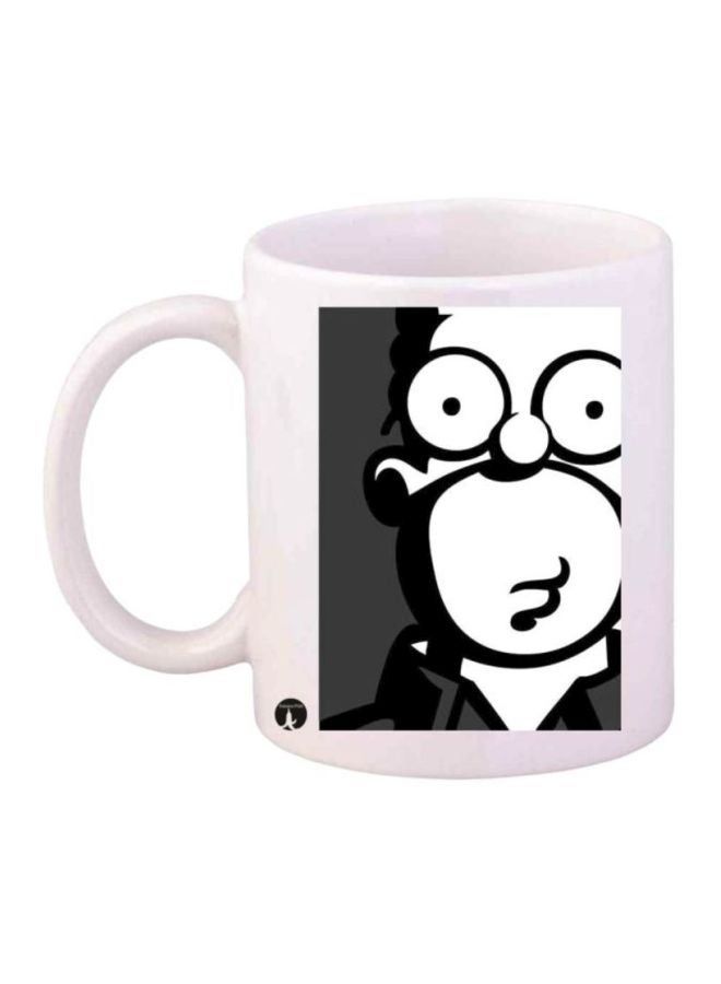 RKN Simpsons Printed Coffee Mug White/Black - Image 2