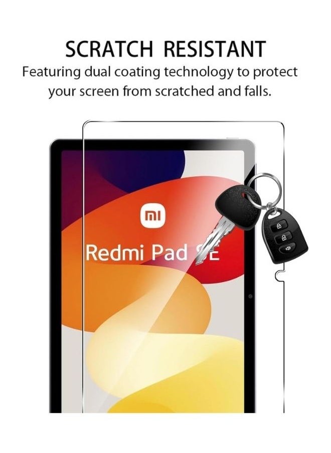 Generic - قطعتان من واقي شاشة الكمبيوتر اللوحي الزجاجي لجهاز Xiaomi Redmi Pad SE 11 بوصة - Image 1