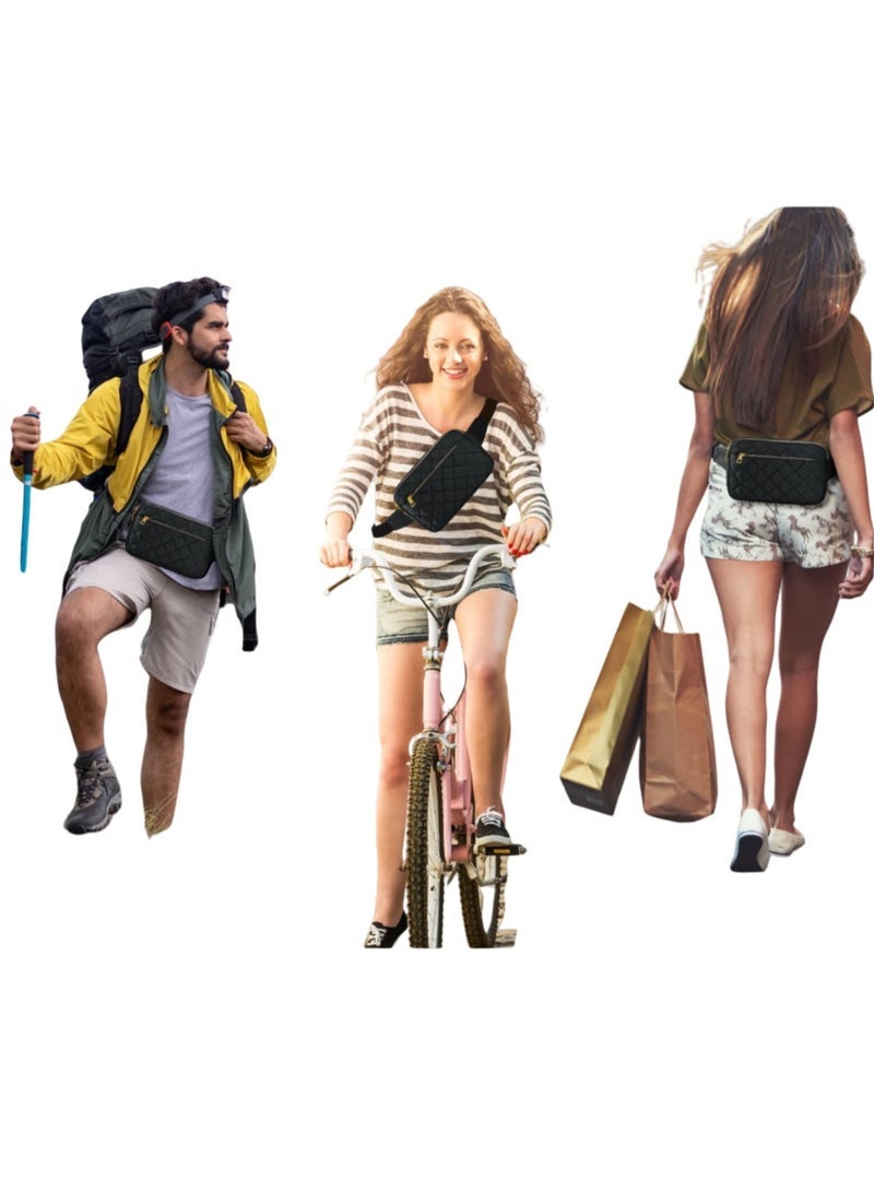 Stylish waterproof adjustable carry-on bag Large capacity crossbody bag Multi-functional outdoor sports travel running bag - Image 4