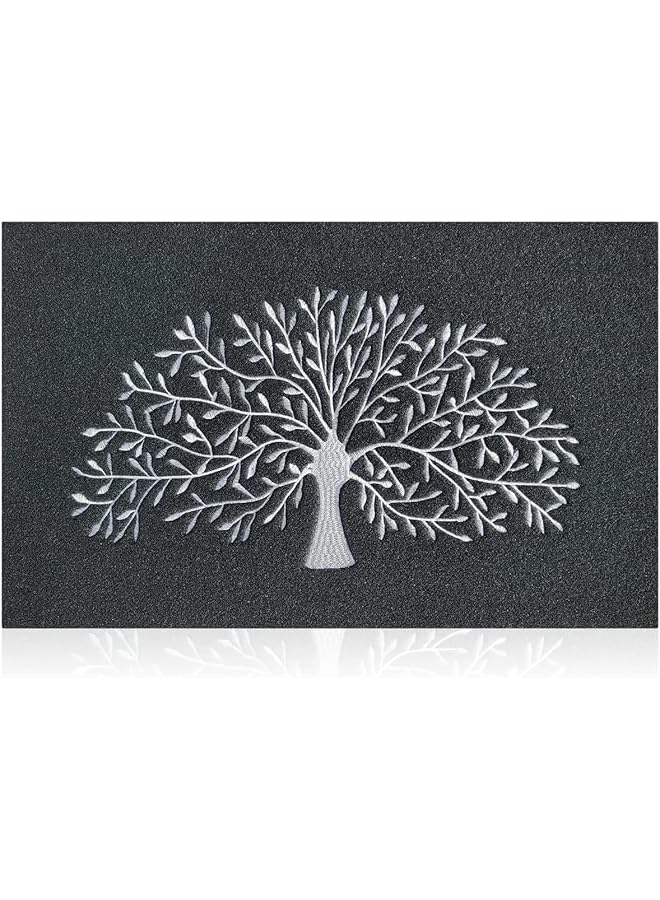 erorex Welcome Doormats Large Welcome Mat Outside Outdoor Mats For Inside Front Door Mats Heavy Duty Waterproof Non Slip For Entryway Hallway Kitchen Easy To Clean Rubber Matting 60X90 Cm Black - Image 1