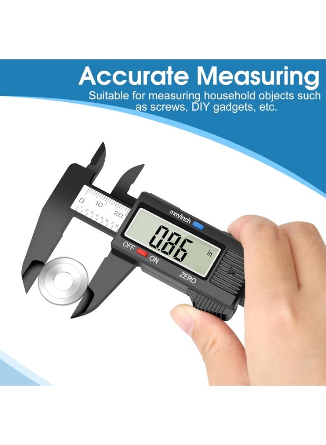بتيمفم فرجار رقمي 0-150 مم مع شاشة LCD كبيرة، تحويل بوصة/ملليمتر، إيقاف تلقائي، فيرنيه إلكتروني عالي الدقة للاستخدام الشخصي والاحترافي - Image 5