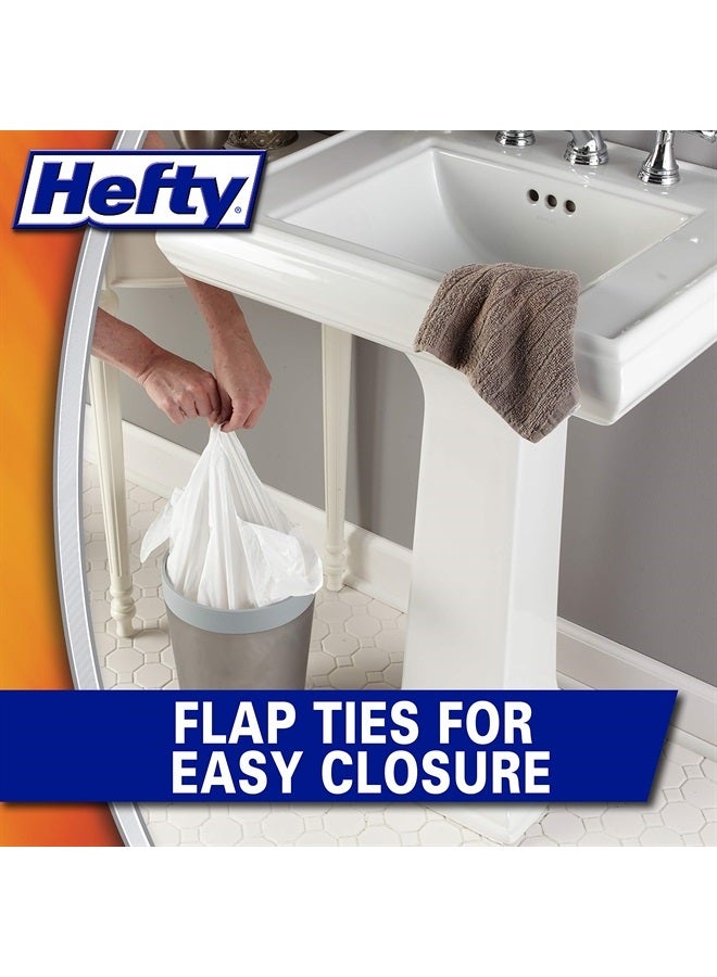 Hefty Small Garbage Bags, Flap Tie, Lavender & Sweet Vanilla Scent, 4 Gallon, 26 Count - Image 3
