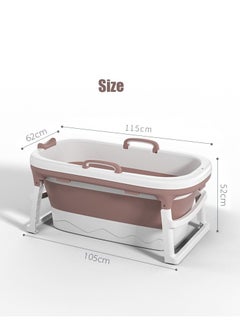 XiuWoo Freestanding Portable Folding Bathtub Adult, Shower Bucket, Large Plastic Sturdy Pool Tub, Family SPA Soaking Tub Bathe Barrel, Household Shower for Adult and Children  - Image 5