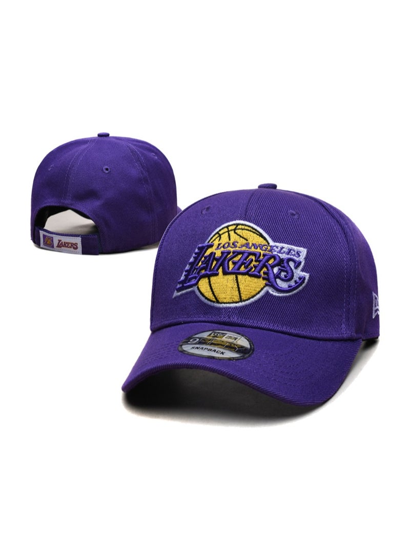 NEW ERA Los Angeles Lakers Baseball Cap Trendy Streetwear Adjustable Hat for Men and Women Sports Fan Gift