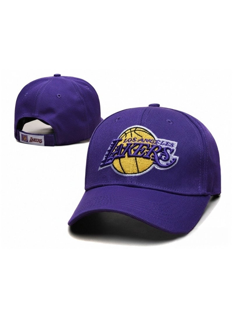 Los Angeles Lakers Baseball Cap Trendy Streetwear Adjustable Hat for Men and Women Sports Fan Gift