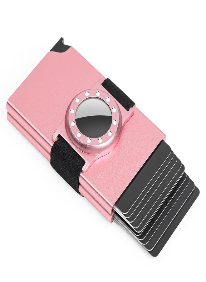 Fermido Airtag Wallet for Women Pop Up Card Holder, Twin Aluminum Womens Wallets with Credit Card Slots, Womens Double Compact Minimalist Metal Wallet for Women - Image 2