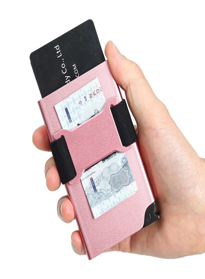 Fermido Airtag Wallet for Women Pop Up Card Holder, Twin Aluminum Womens Wallets with Credit Card Slots, Womens Double Compact Minimalist Metal Wallet for Women - Image 4