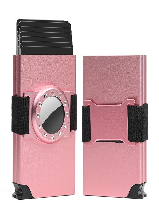 Fermido Airtag Wallet for Women Pop Up Card Holder, Twin Aluminum Womens Wallets with Credit Card Slots, Womens Double Compact Minimalist Metal Wallet for Women - Image 1