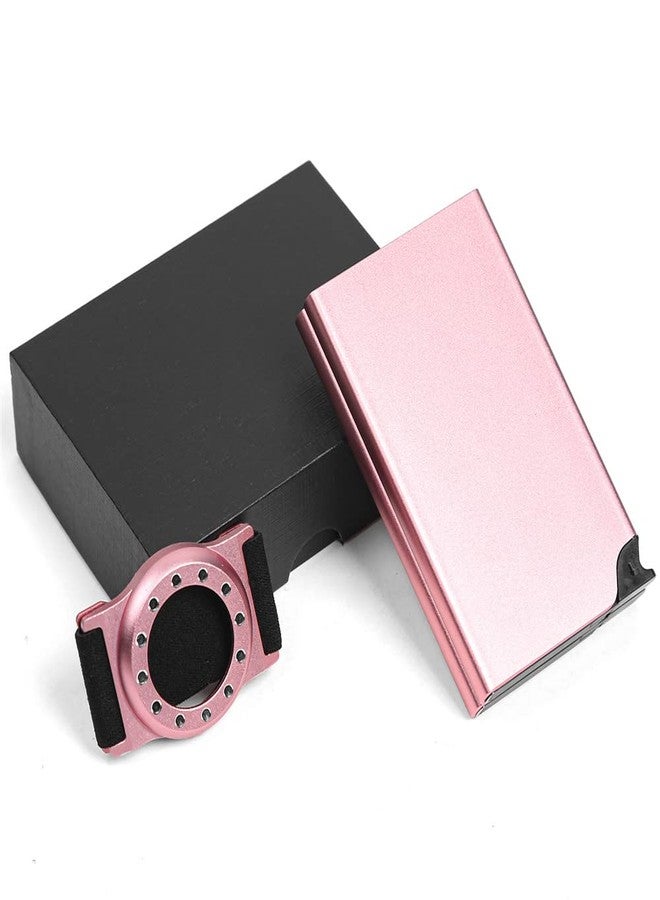 Fermido Airtag Wallet for Women Pop Up Card Holder, Twin Aluminum Womens Wallets with Credit Card Slots, Womens Double Compact Minimalist Metal Wallet for Women - Image 5
