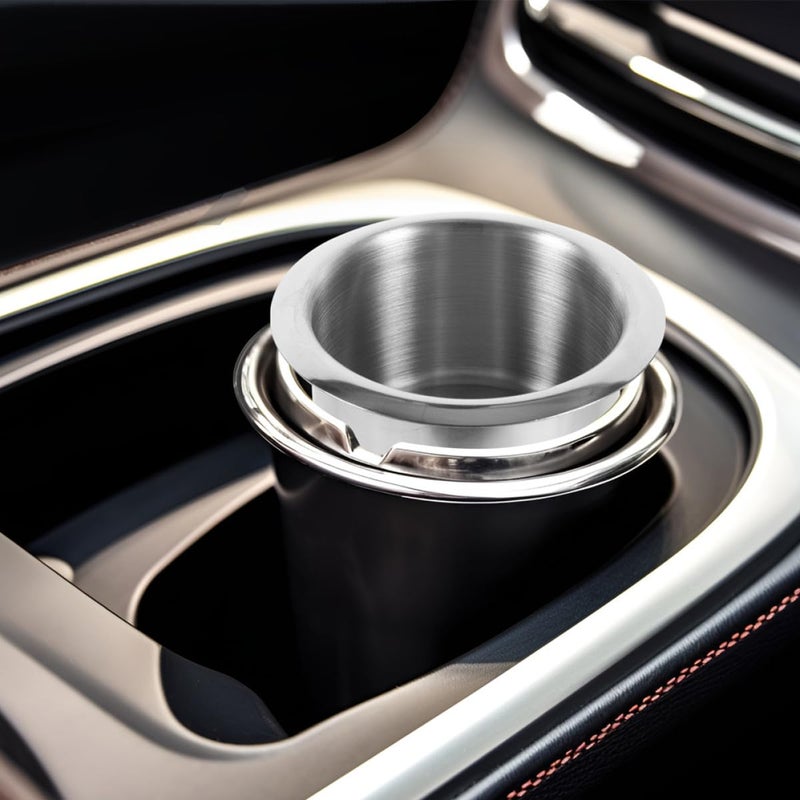 Stainless Steel Recessed Cup Holder Insert 81Mm Narrow Edge For Car RV Sofa Boat - Image 5