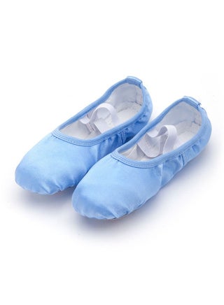 Girls' Solid Color Ballet Shoes Blue - pzsku/ZBBA44704FB8185DA7C10Z/45/_/1690083884/93fb4ea9-a26d-4104-9e54-73008b090ae6