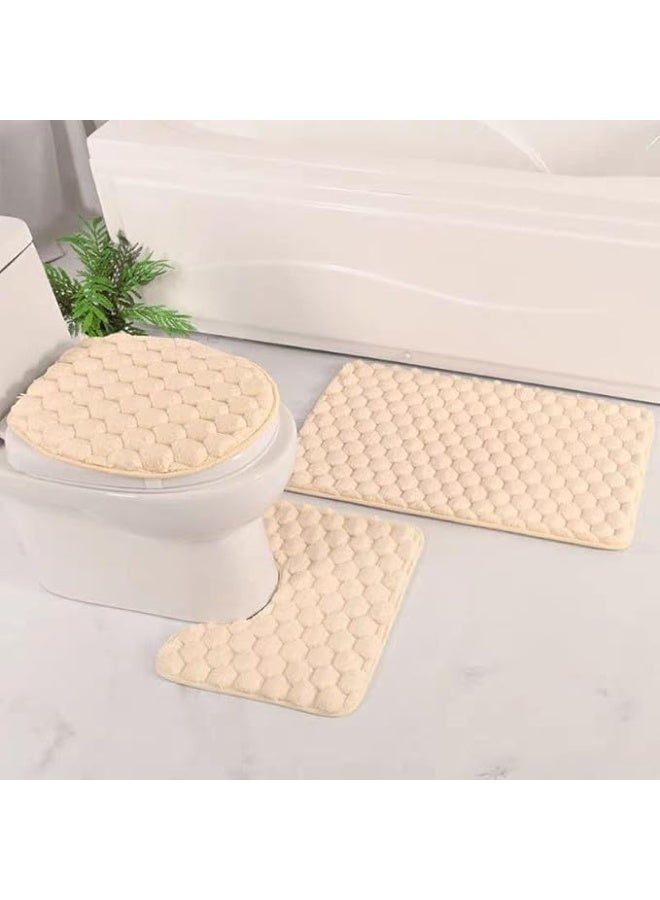 طقم حمام 3×1 أنيق وعصري – خامة عالية الجودة مكون من دواستين وغطاء قاعدة الحمام R - Image 4