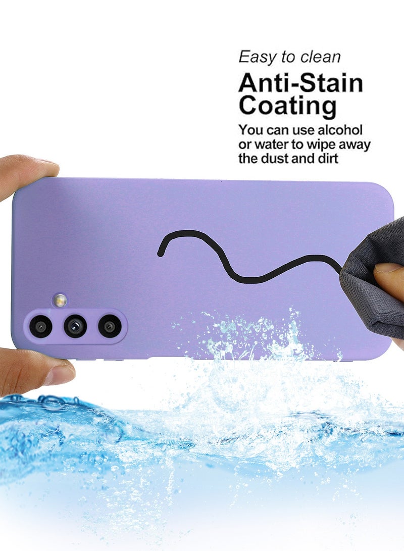 Samsung Galaxy A15 4G/5G Case Cover Silicone Mobile Phone Accessories with Anti-drops Anti-fingerprints Camera Protector  Super Soft Comfortable Touch Feeling Back Shell Cover For A15 4G/5G - Image 5