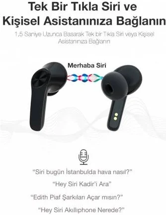 بولهاموبيل Polham Long Charged Tws Bluetooth Headset Ipx6 Water Resistant with Digital Display Charging Box