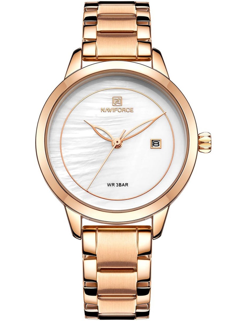 نافيفورس ساعة نافي فورس للنساء NF5008-RG-W - Image 2