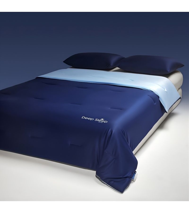 A Summer Weight Cooling Blanket for Deep Sleep Gentle Cool Touch Breathable Double Sided Moisture Wicking Non Irritating Naked Sleeping Comfort Cuddly Soft Size 59.06 x 78.74 - Image 1