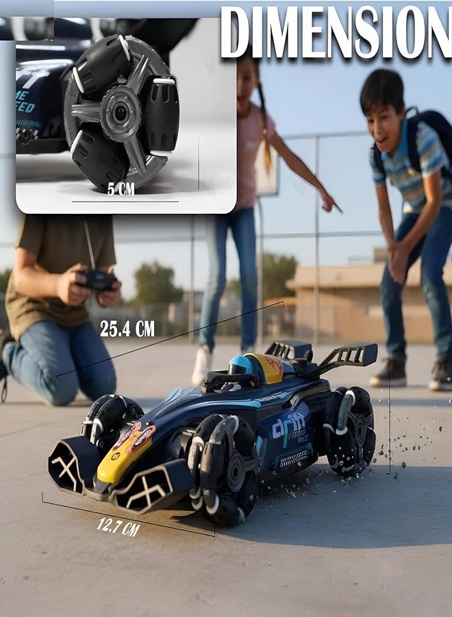 Storio RC 4x4 Formula F1 Drift Smoke Car 1:14 Scale | Hand Gesture Sensor & Remote Control | 2.4GHz High Speed Racing Car with 360° Spin, Lights, Music & Smoke | Toy for Boys & Girls 4+ - Image 3