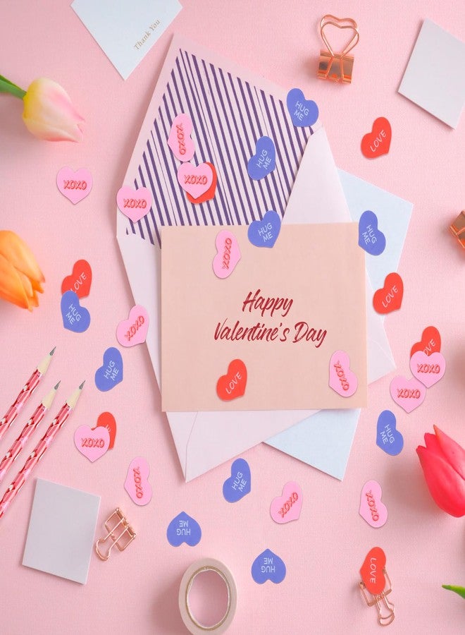 FOIMAS Valentine's Day Erasers Conversation 210pcs Heart Mini Erasers Bulk Novelty Pencil Eraser for Valentine's Day Party Gift Filling Classroom School Rewards - Image 4