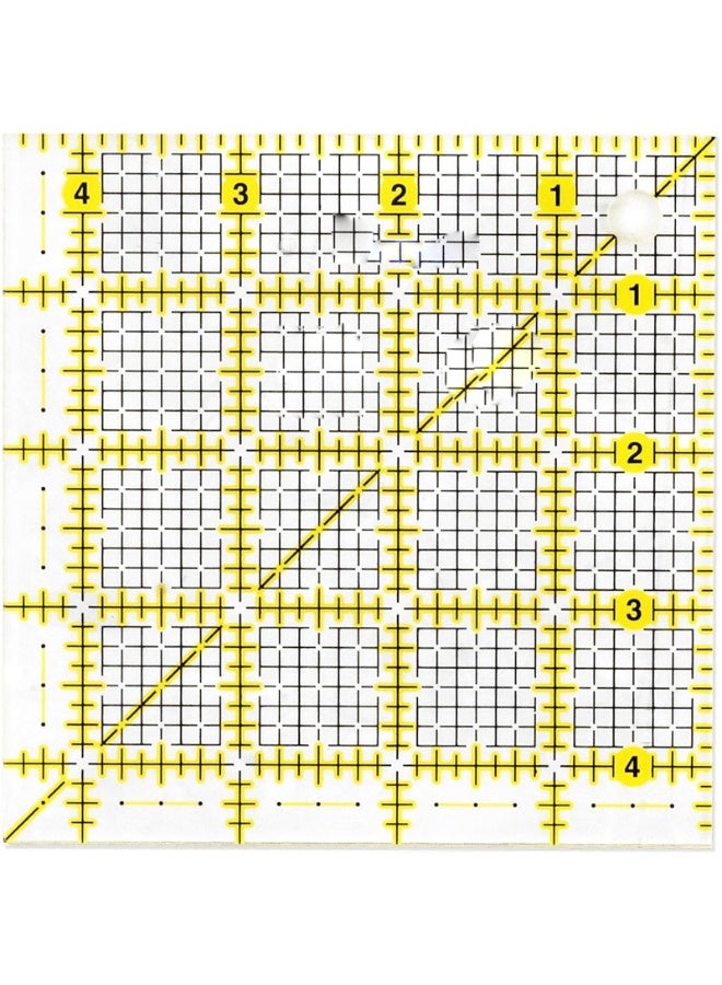Generic Square Value Set Sewing Ruler, Transparent  - Image 4
